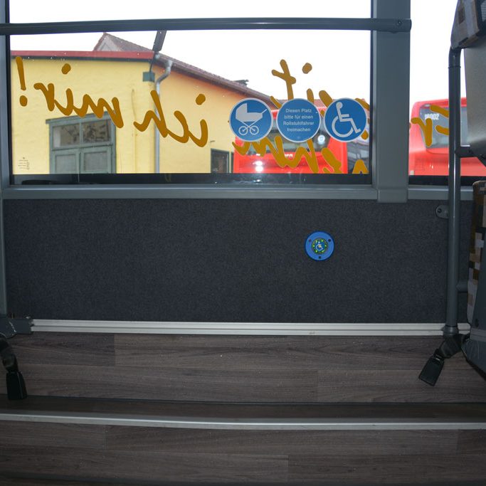 Platz für Rollstuhlfahrer